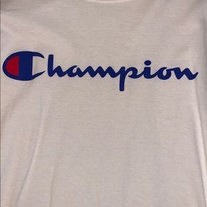 Champion Shirts - White Champion Long Sleeve LS SMALL Champion Shirts - White Champion Long Sleeve LS SMALL